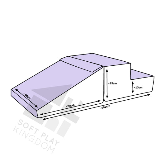 NEW Mini Step & Slide, Lilac & White