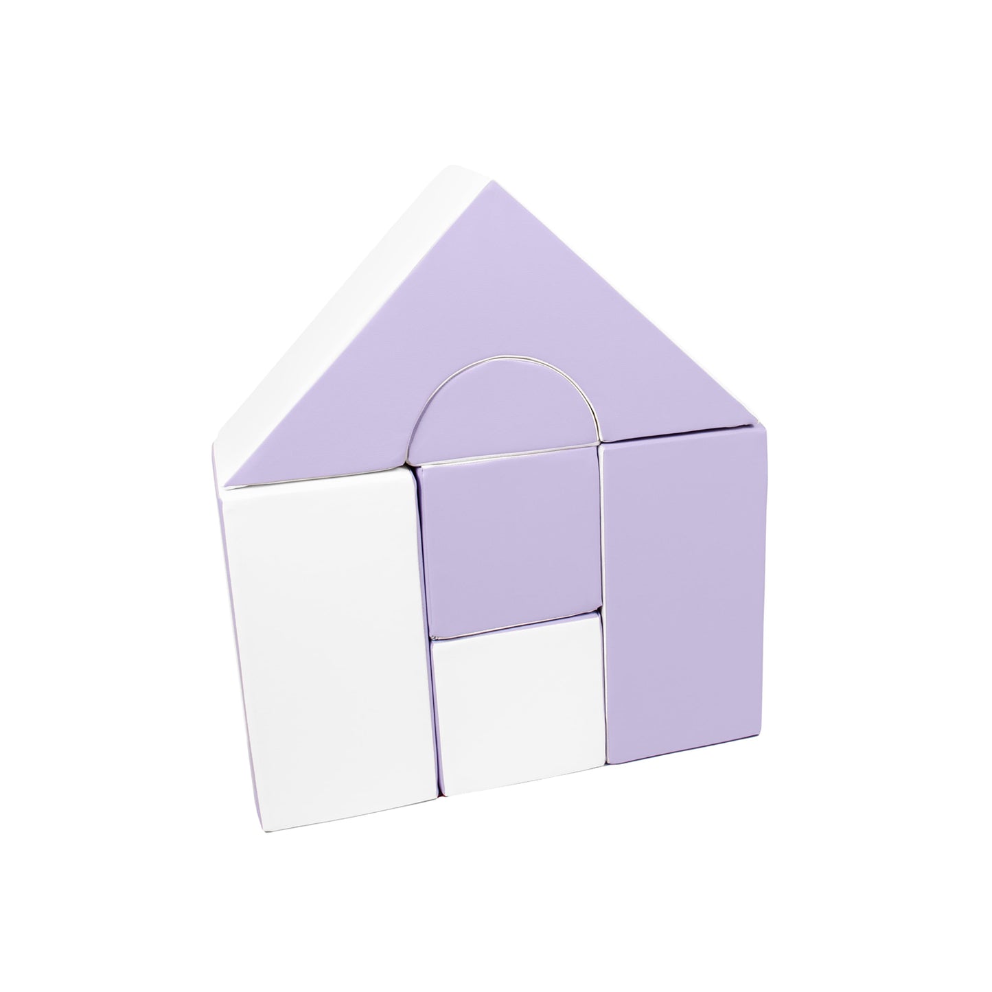 Castle Set (6 Pieces), Lilac & White