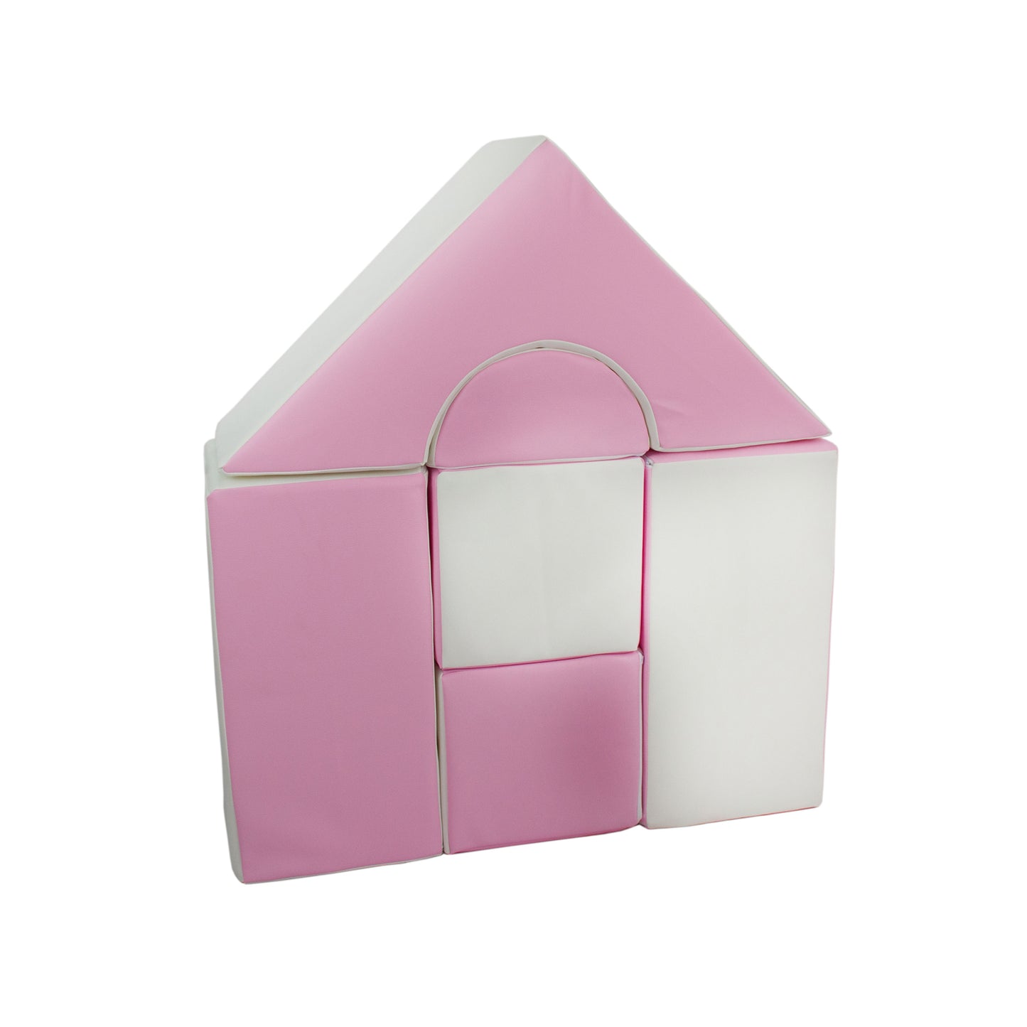 Castle Set (6 Pieces), Pastel Pink