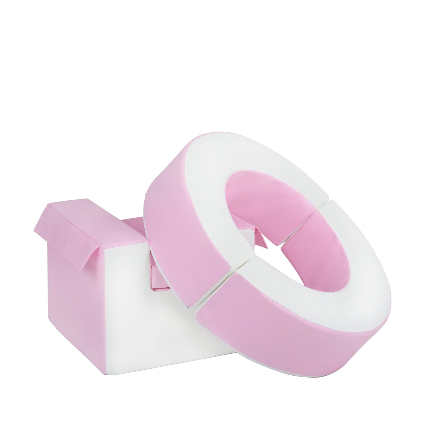 Separate Hoop & Cube (Step & Slide Set Add-On), Pastel Pink