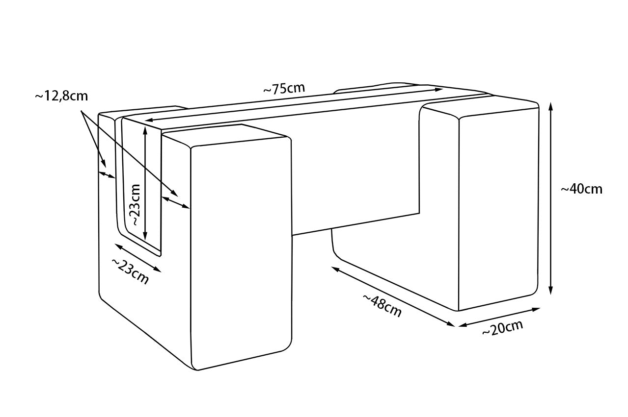 Balance Beam (Stand-Alone), Grey