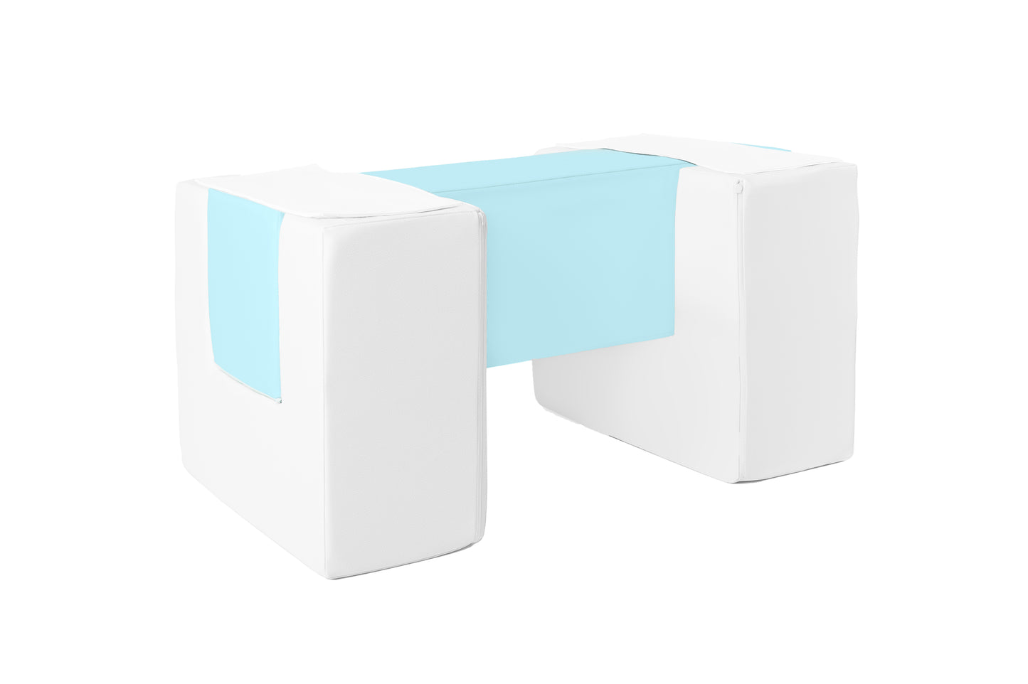 Balance Beam (Step & Slide Add-On), Pastel Blue & White