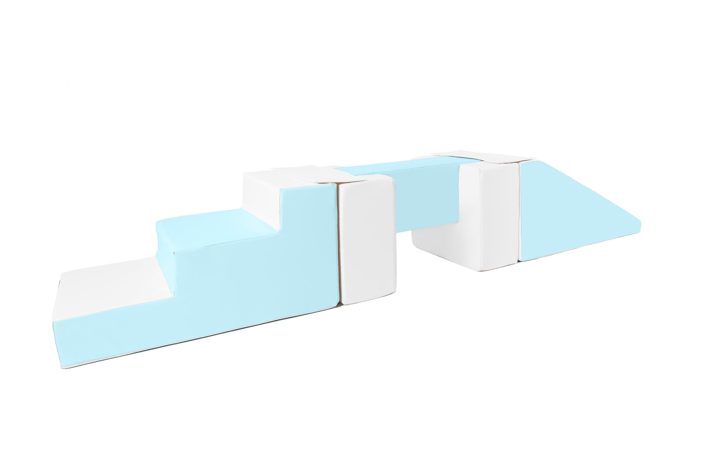 Balance Beam Step & Slide Set, Pastel Blue