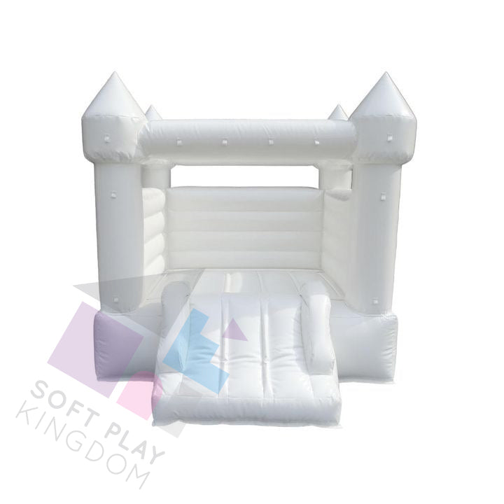 Mini Turret Bounce House with Slide, 6.6x6.6ft