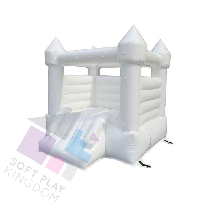 Mini Turret Bounce House with Slide, 6.6x6.6ft