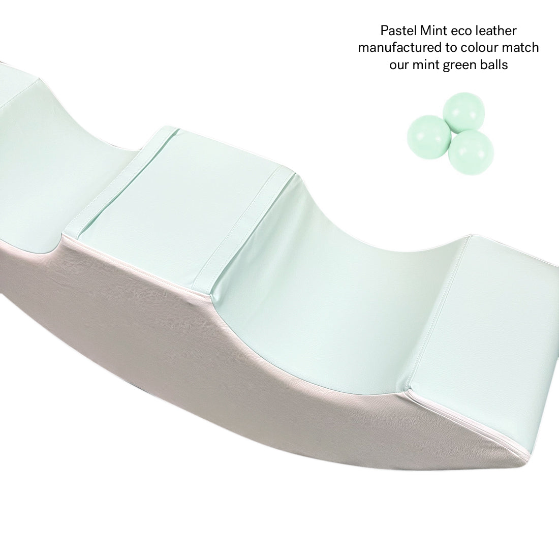 NEW Separate Bridge & Ball (Step & Slide Set Add-on), Pastel Mint & White