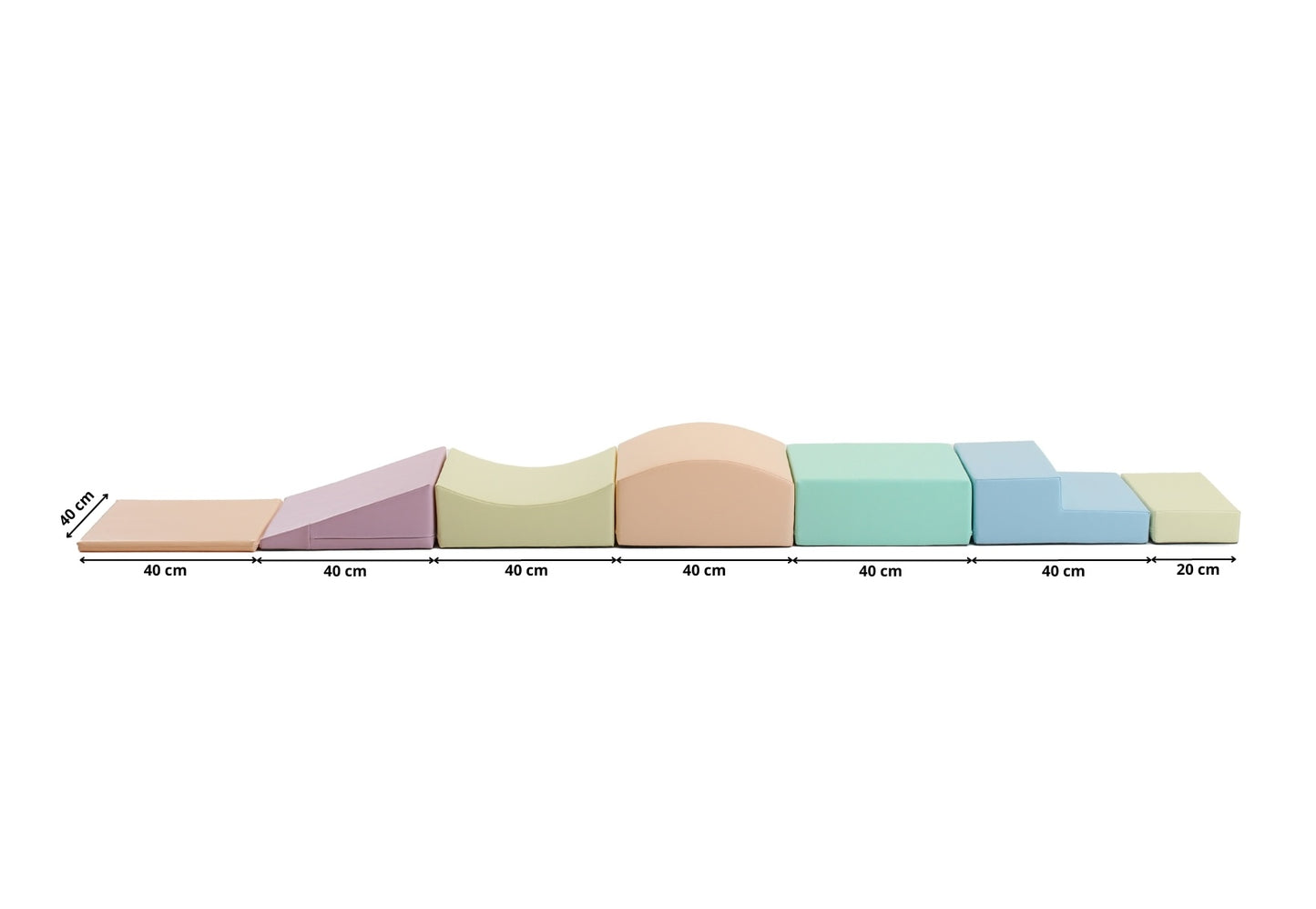 Crawl & Stack Set, Pastel