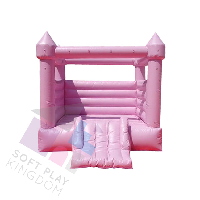 Tots Turret Top Bounce House with Slide, 8x8ft