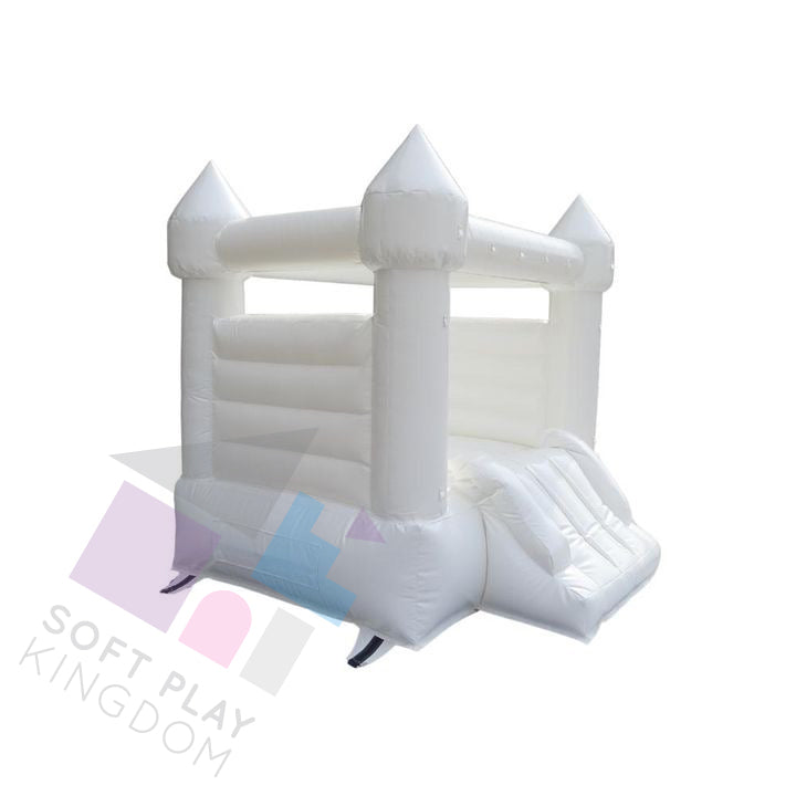 Mini Turret Bounce House with Slide, 6.6x6.6ft