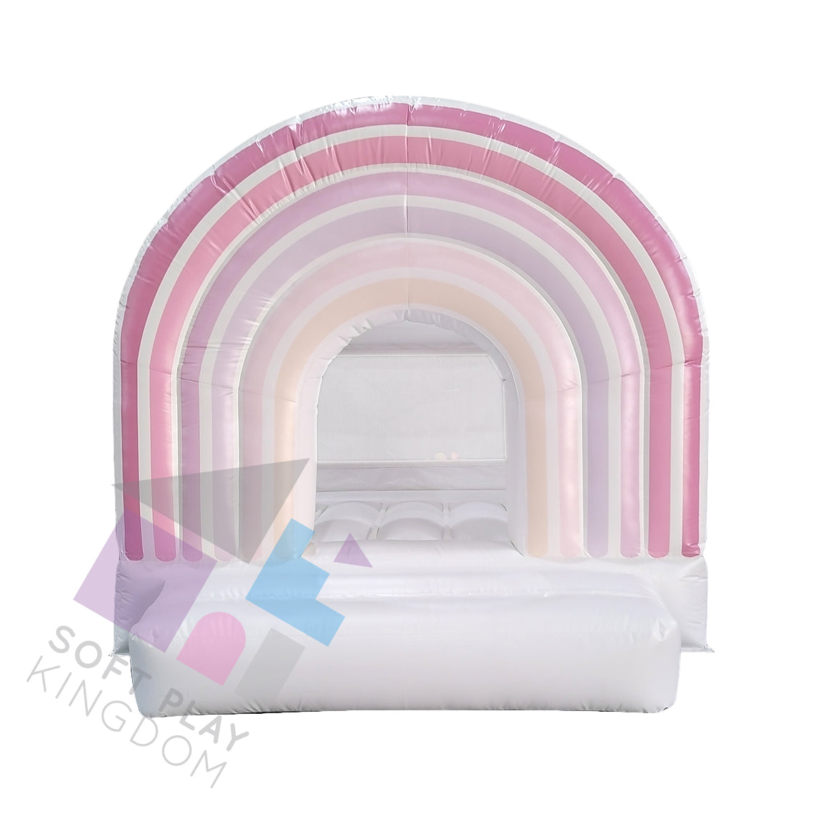 Midi Rainbow Bounce House, 10x10ft