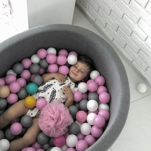 Luxe Ball Pit, Dark Grey (Choose your own ball colours)